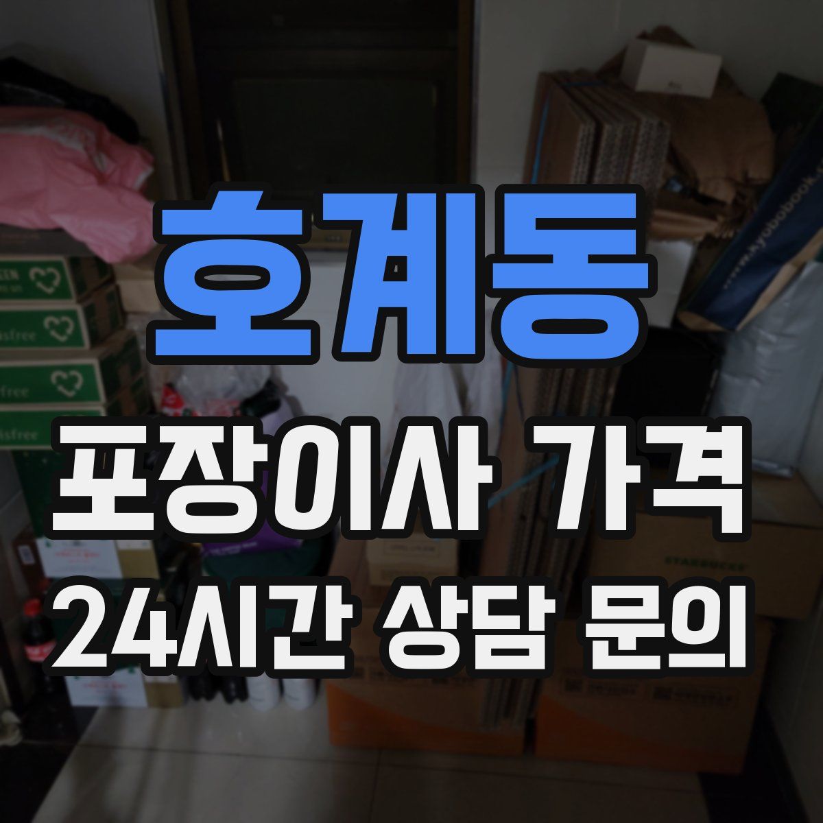 호계동 포장이사 가격