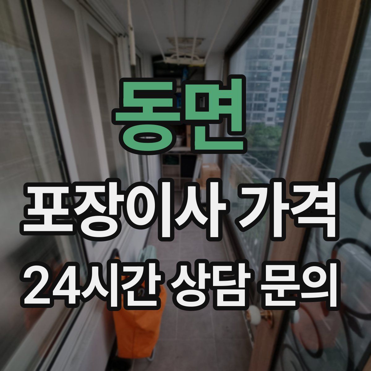 동면 포장이사 가격