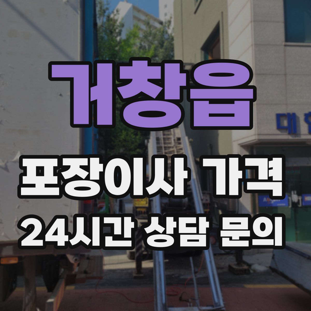 거창읍 포장이사 가격