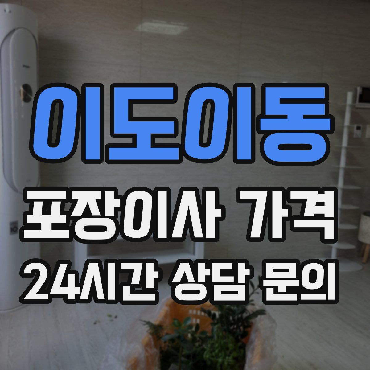 이도이동 포장이사 가격