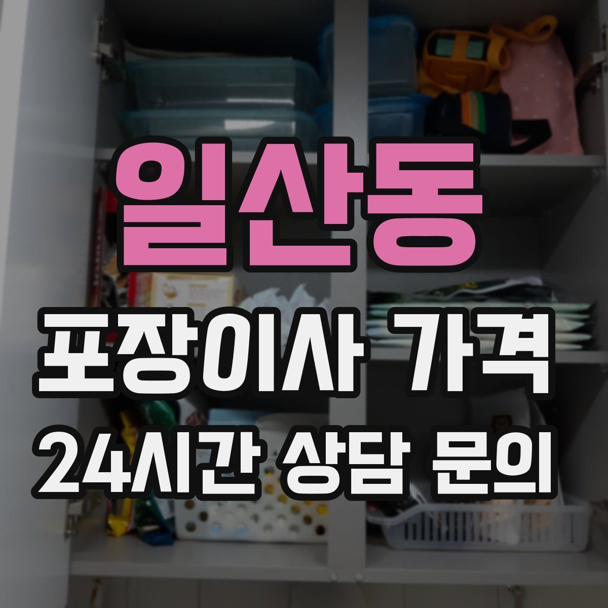 일산동 포장이사 가격