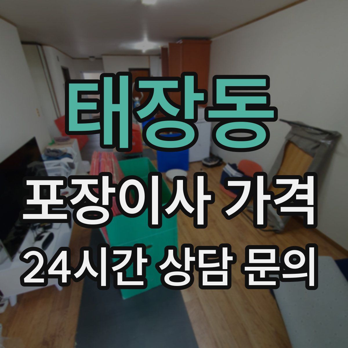 태장동 포장이사 가격