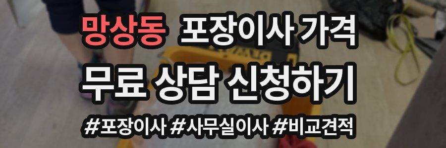 망상동 포장이사 가격