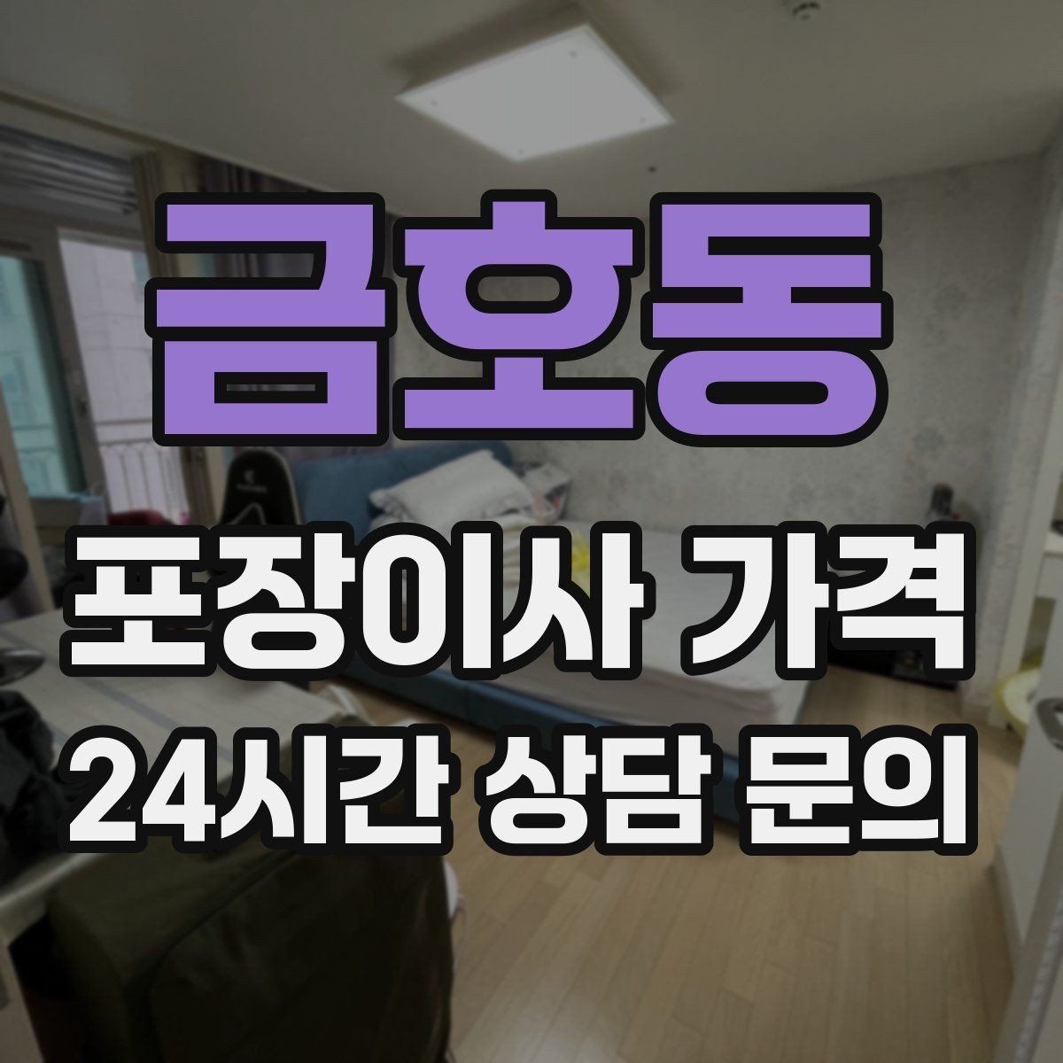 금호동 포장이사 가격 책이 많은 집은 왜 더 비싸질까
