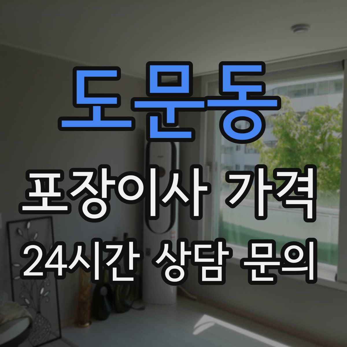 도문동 포장이사 가격