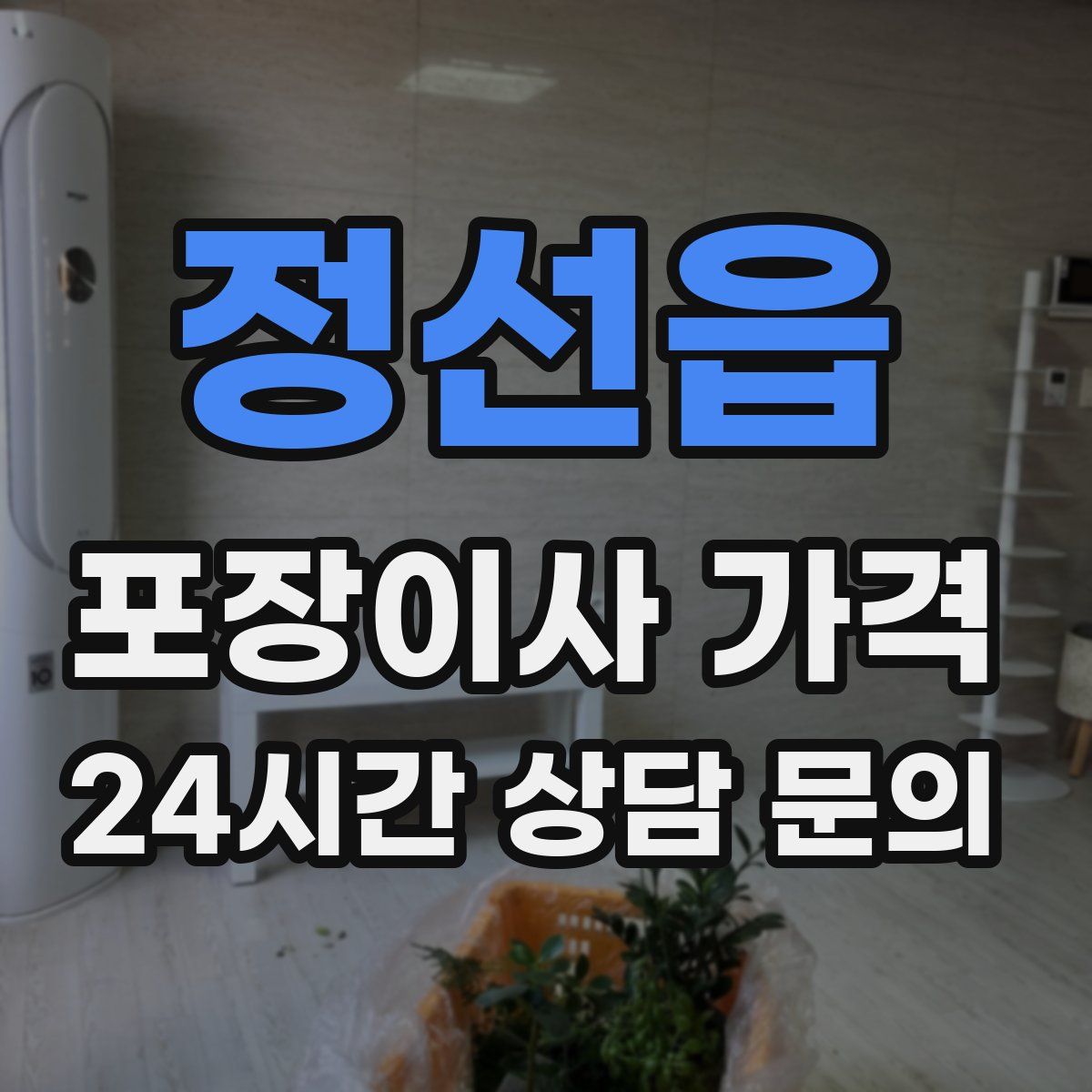 정선읍 포장이사 가격