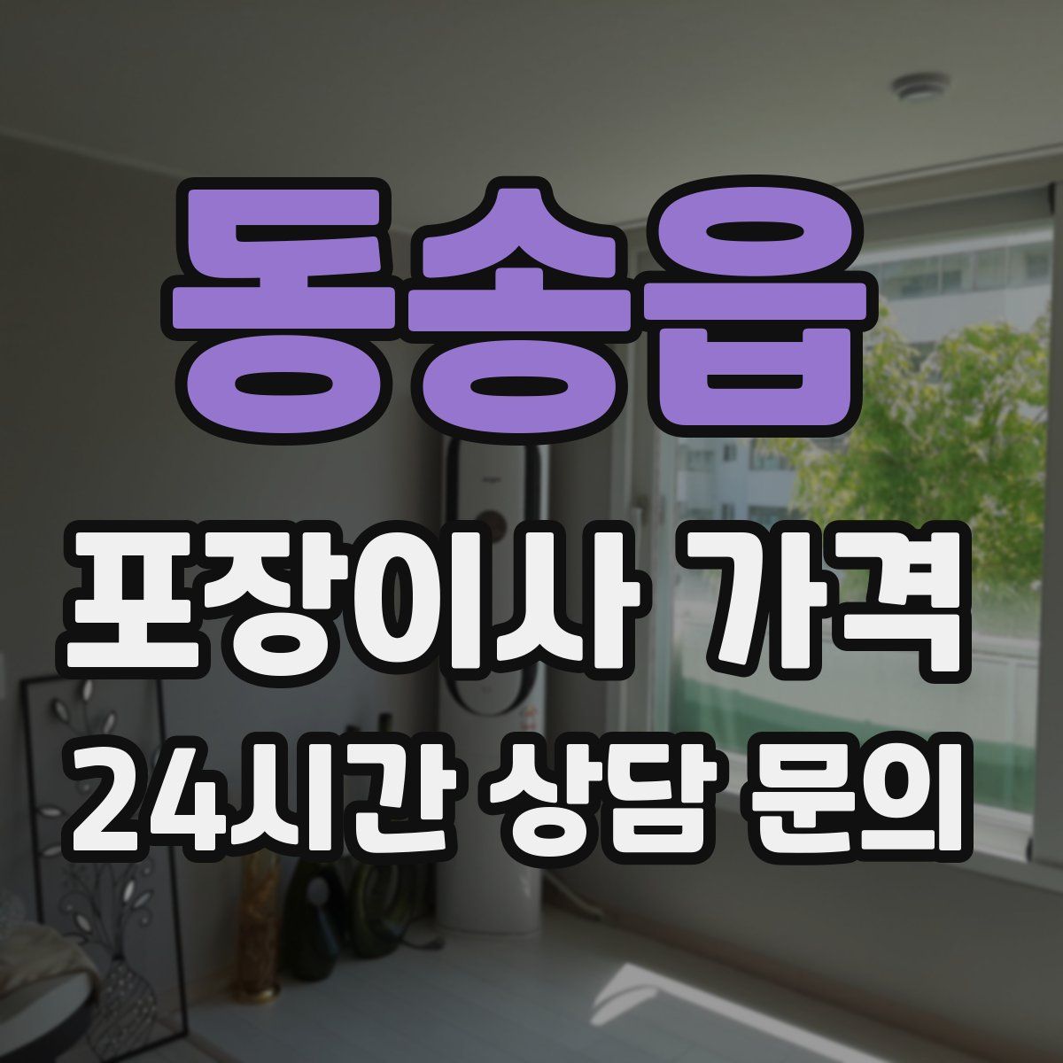 동송읍 포장이사 가격