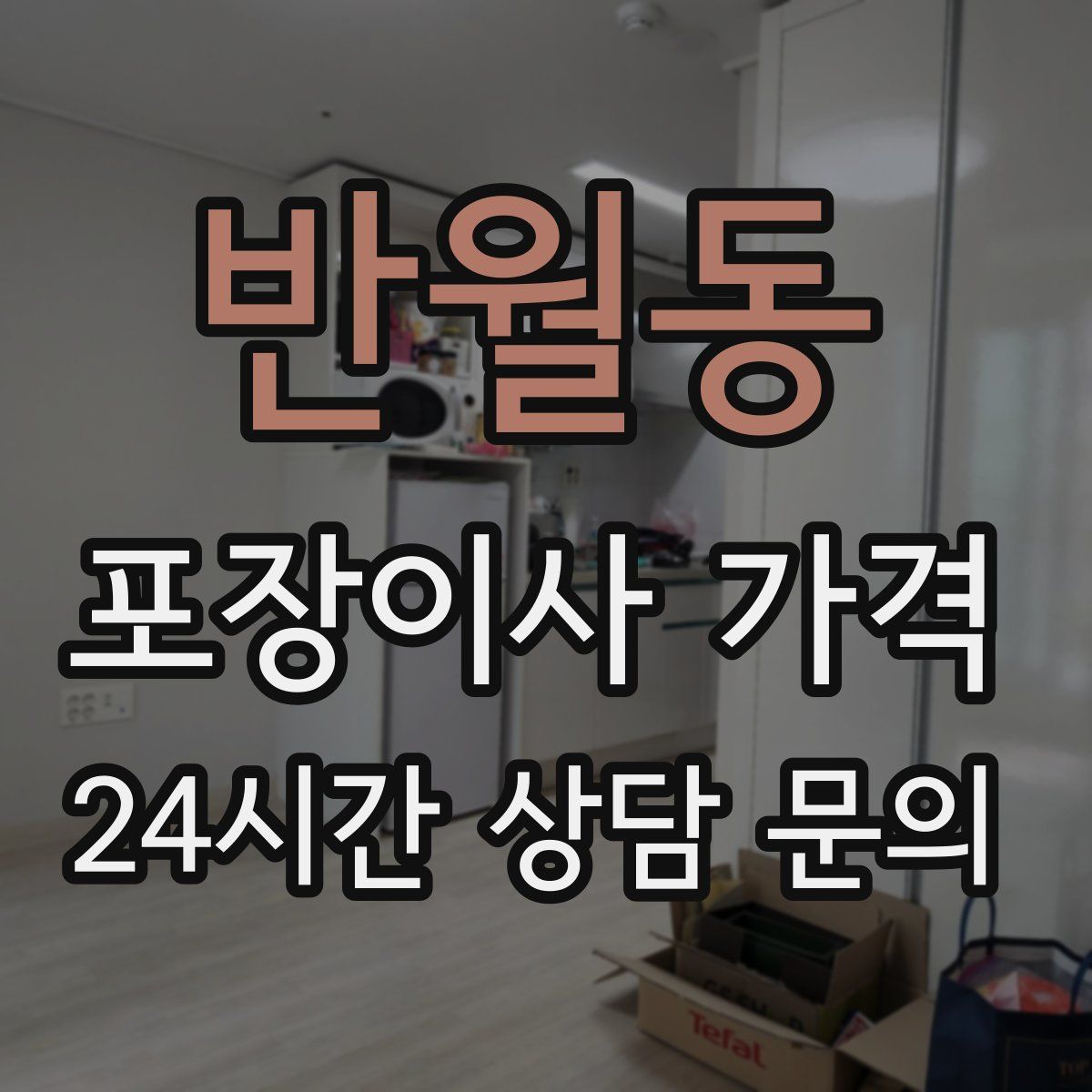 반월동 포장이사 가격