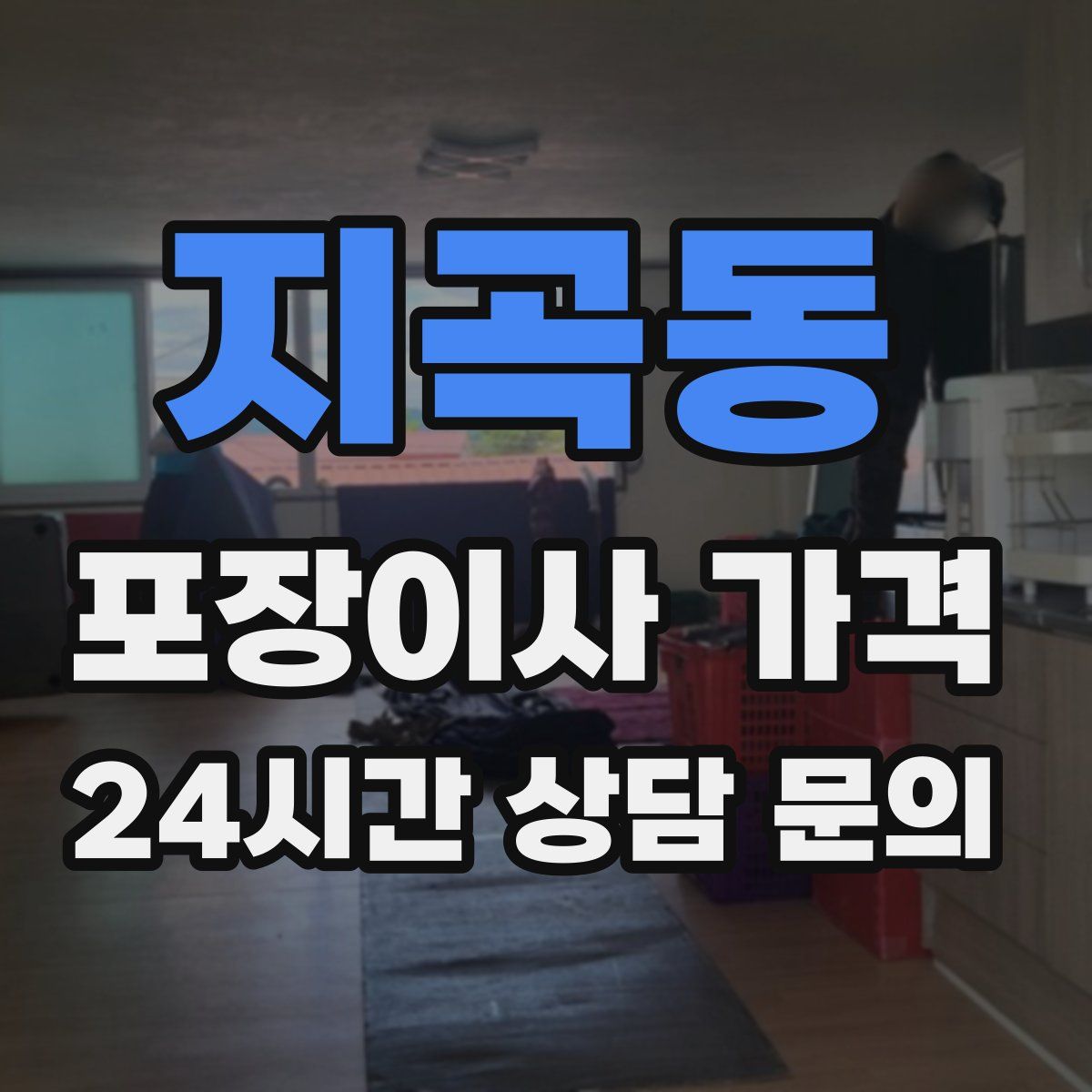 지곡동 포장이사 가격