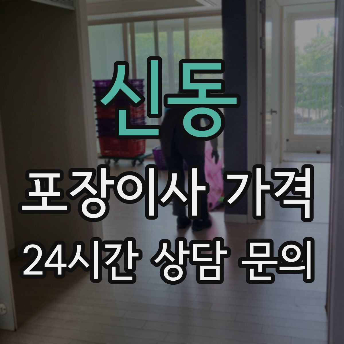 신동 포장이사 가격