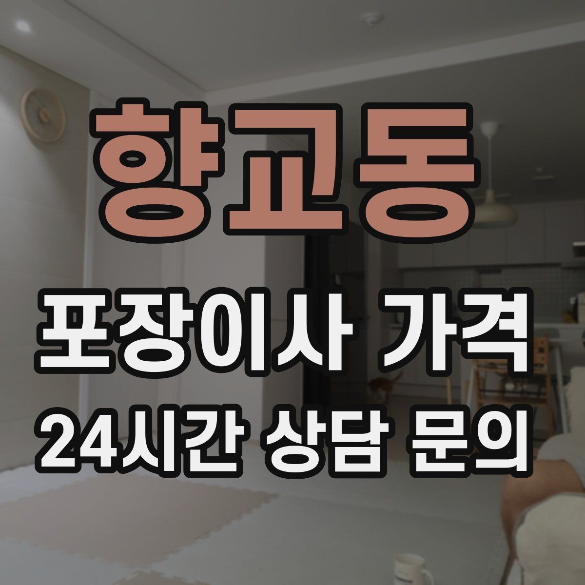 향교동 포장이사 가격 좁은 현관·복도에서 작업 시간이 늘어나는 이유