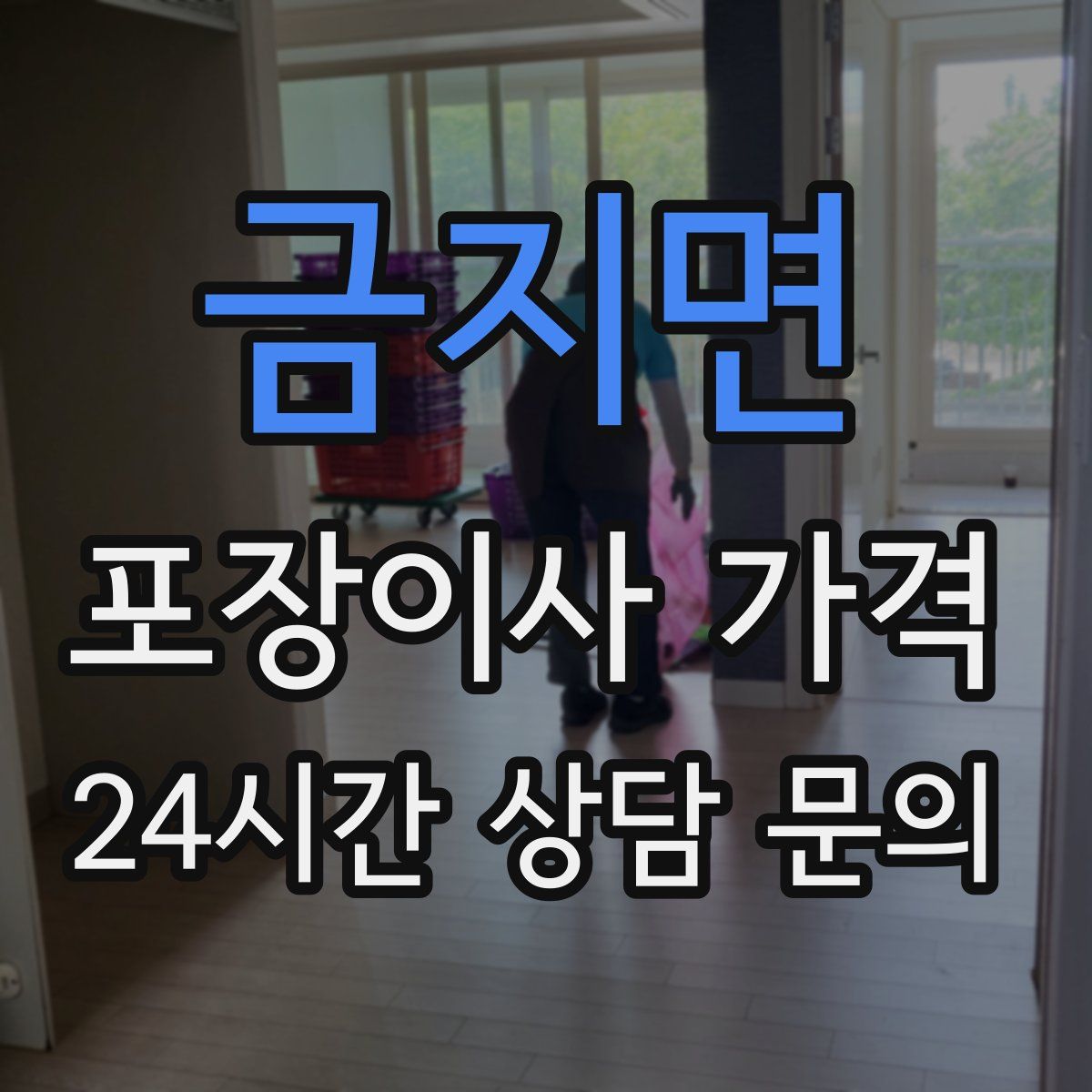 금지면 포장이사 가격