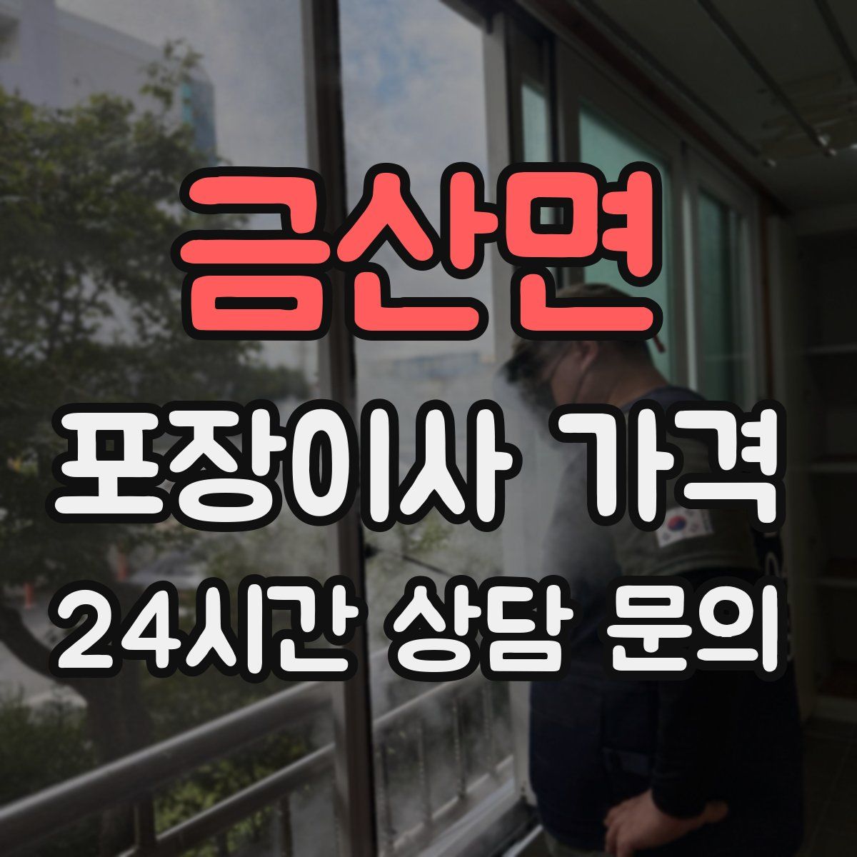 금산면 포장이사 가격