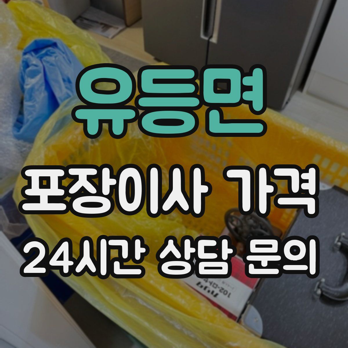 유등면 포장이사 가격