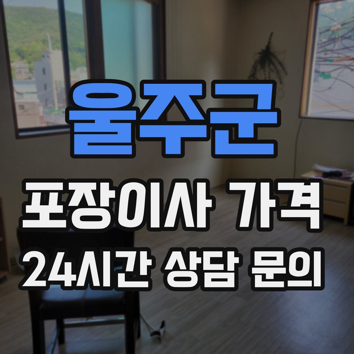 울주군 포장이사 가격