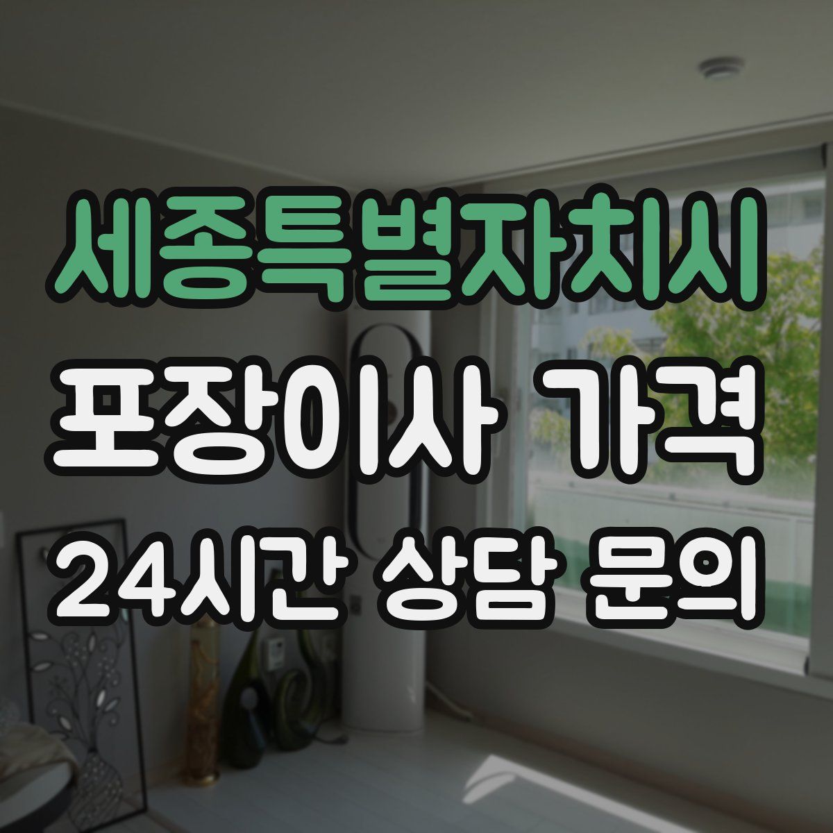 세종특별자치시 포장이사 가격