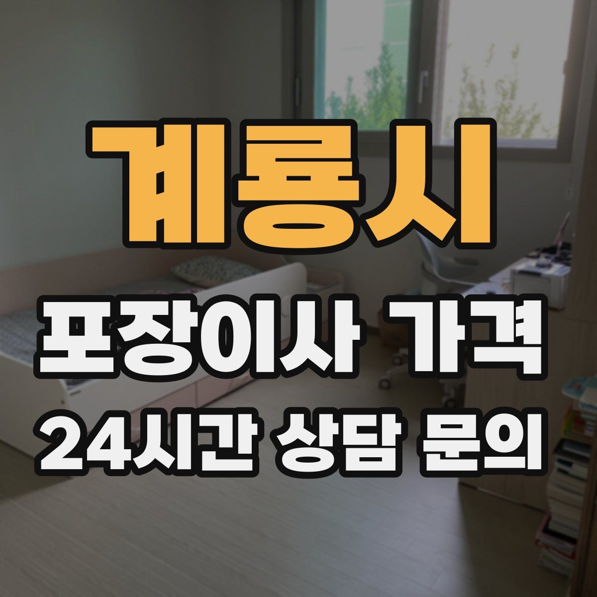 계룡시 포장이사 가격