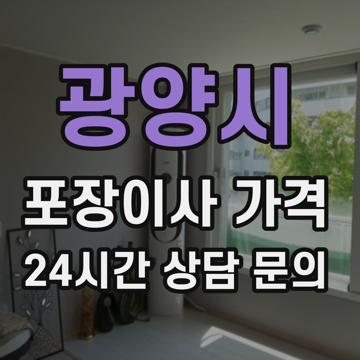 광양시 포장이사 가격