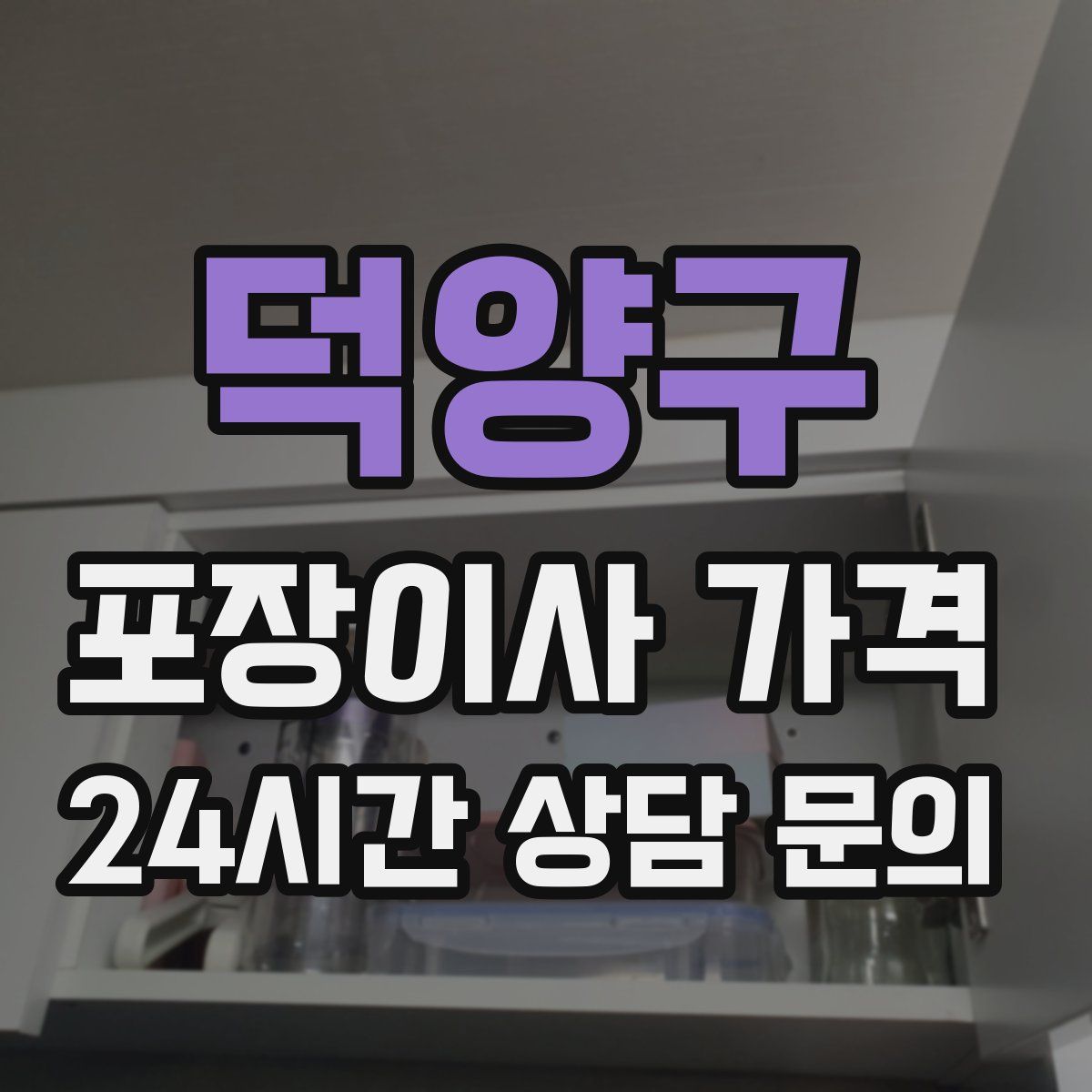 덕양구 포장이사 가격