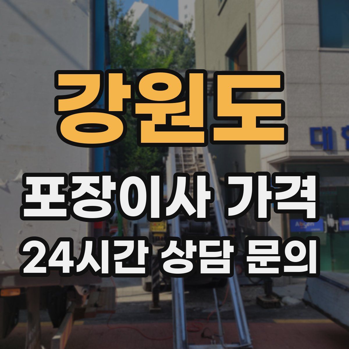 강원도 포장이사 가격