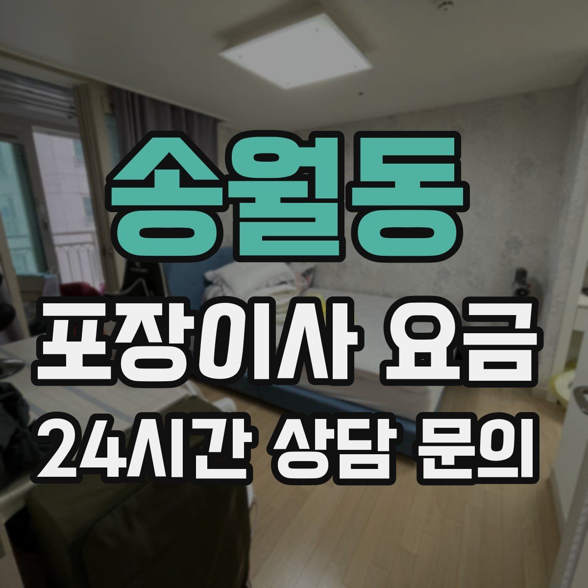 송월동 포장이사 요금