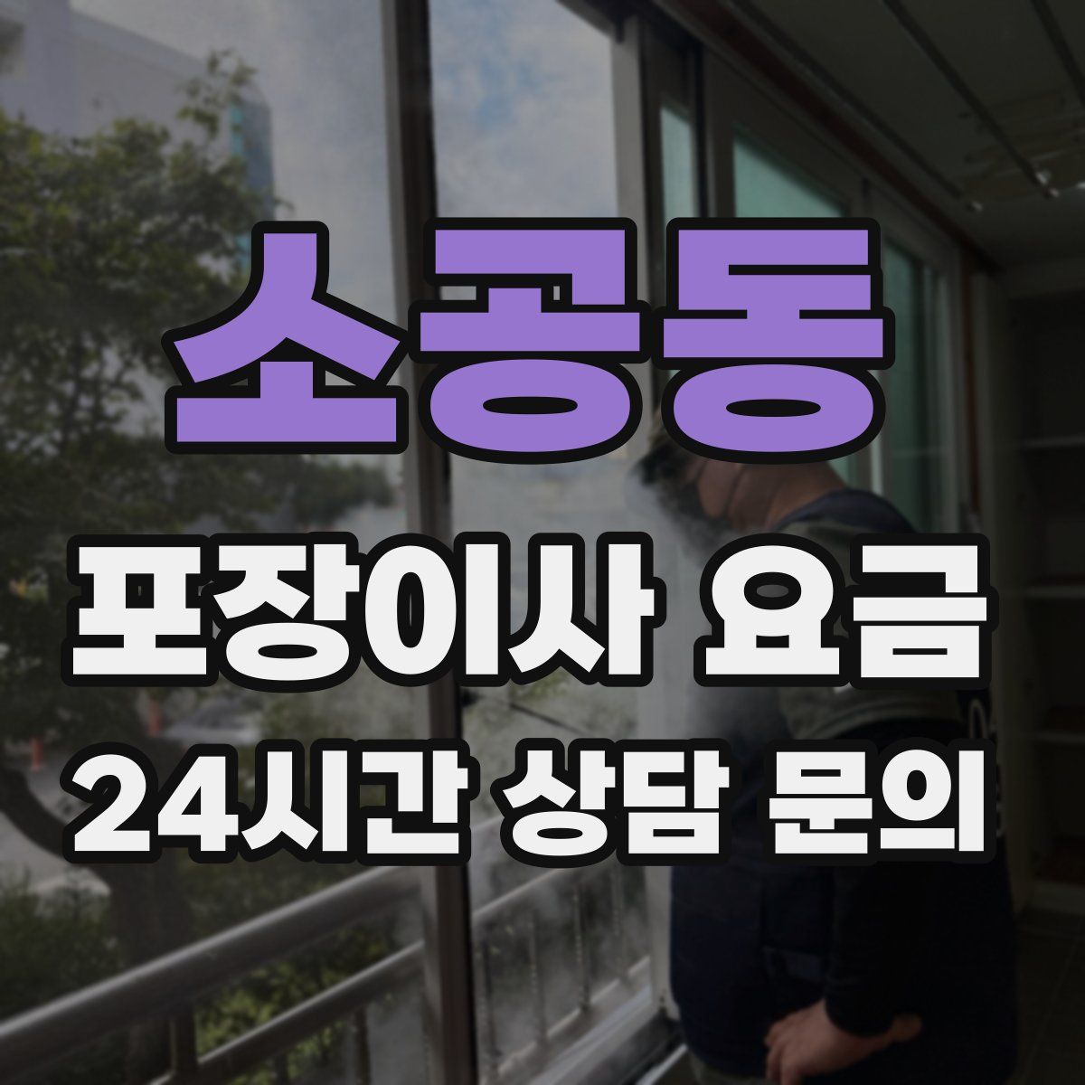 소공동 포장이사 요금