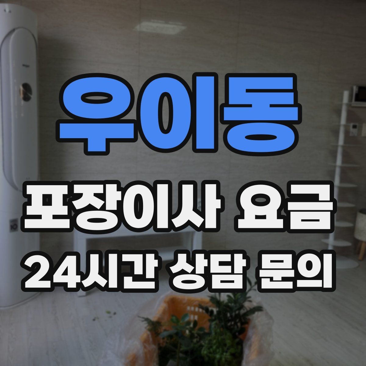 우이동 포장이사 요금 눈 오는 날 이사에서 주의해야 할 점