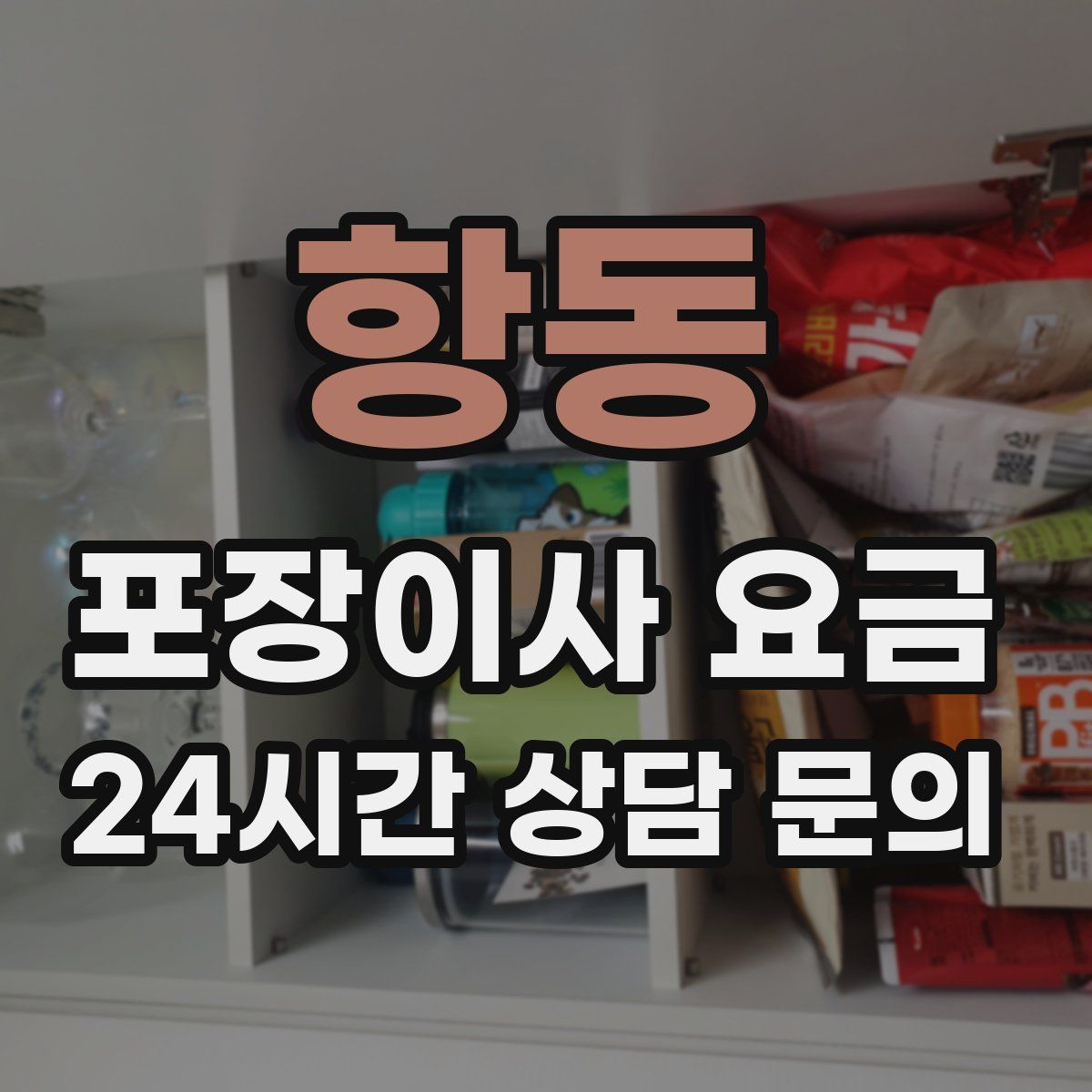 항동 포장이사 요금