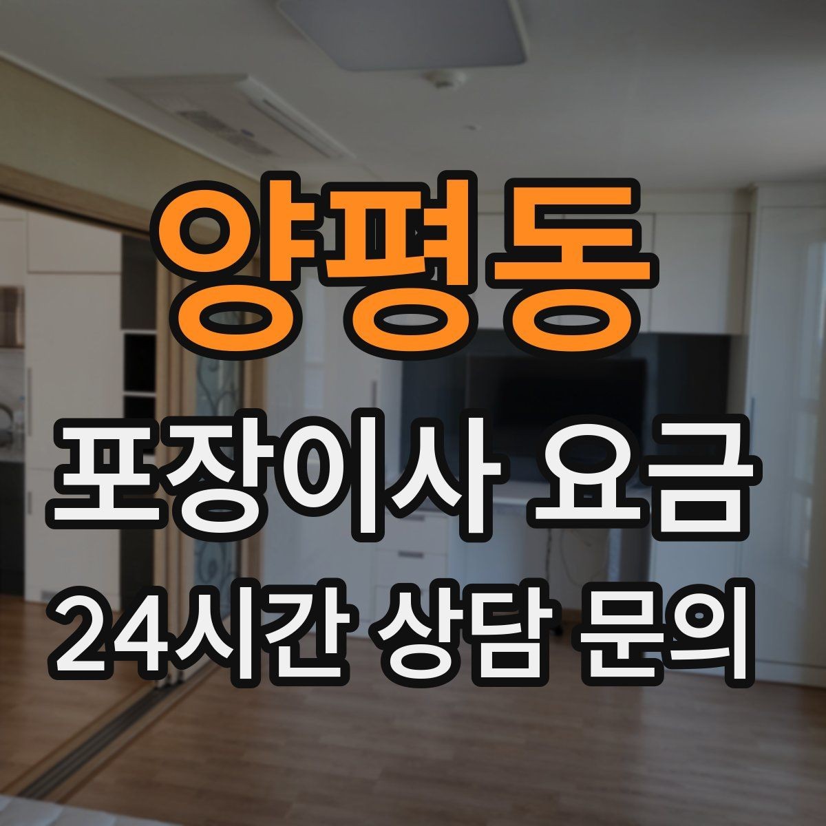 양평동 포장이사 요금 주방 짐 줄이기 실전 팁
