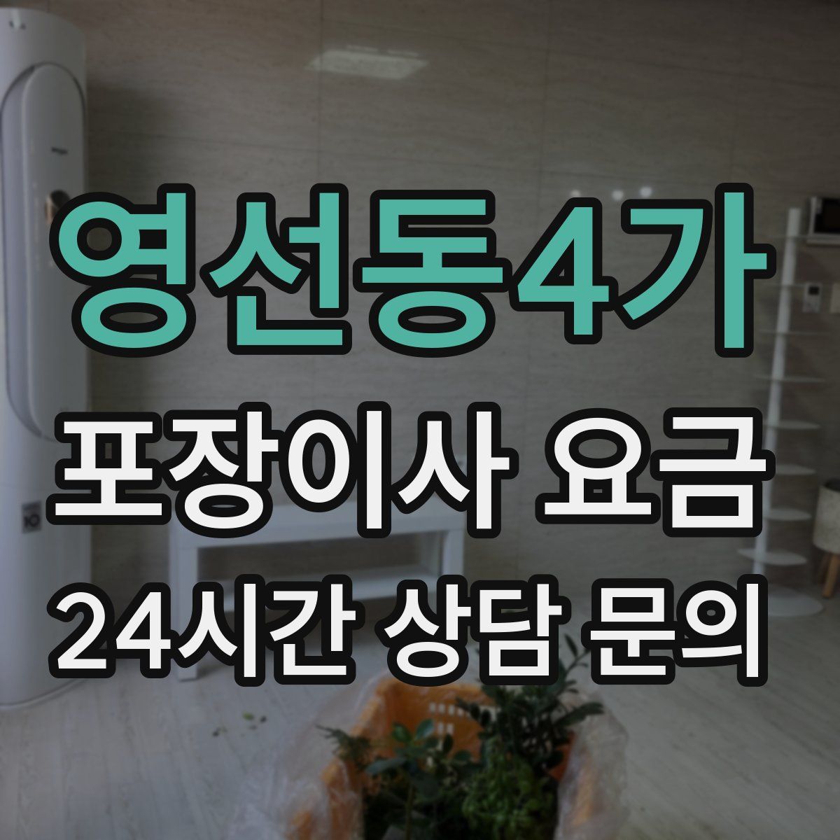 영선동4가 포장이사 요금