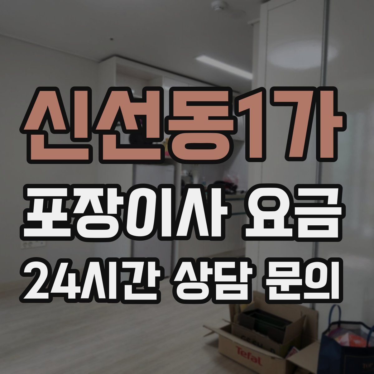 신선동1가 포장이사 요금