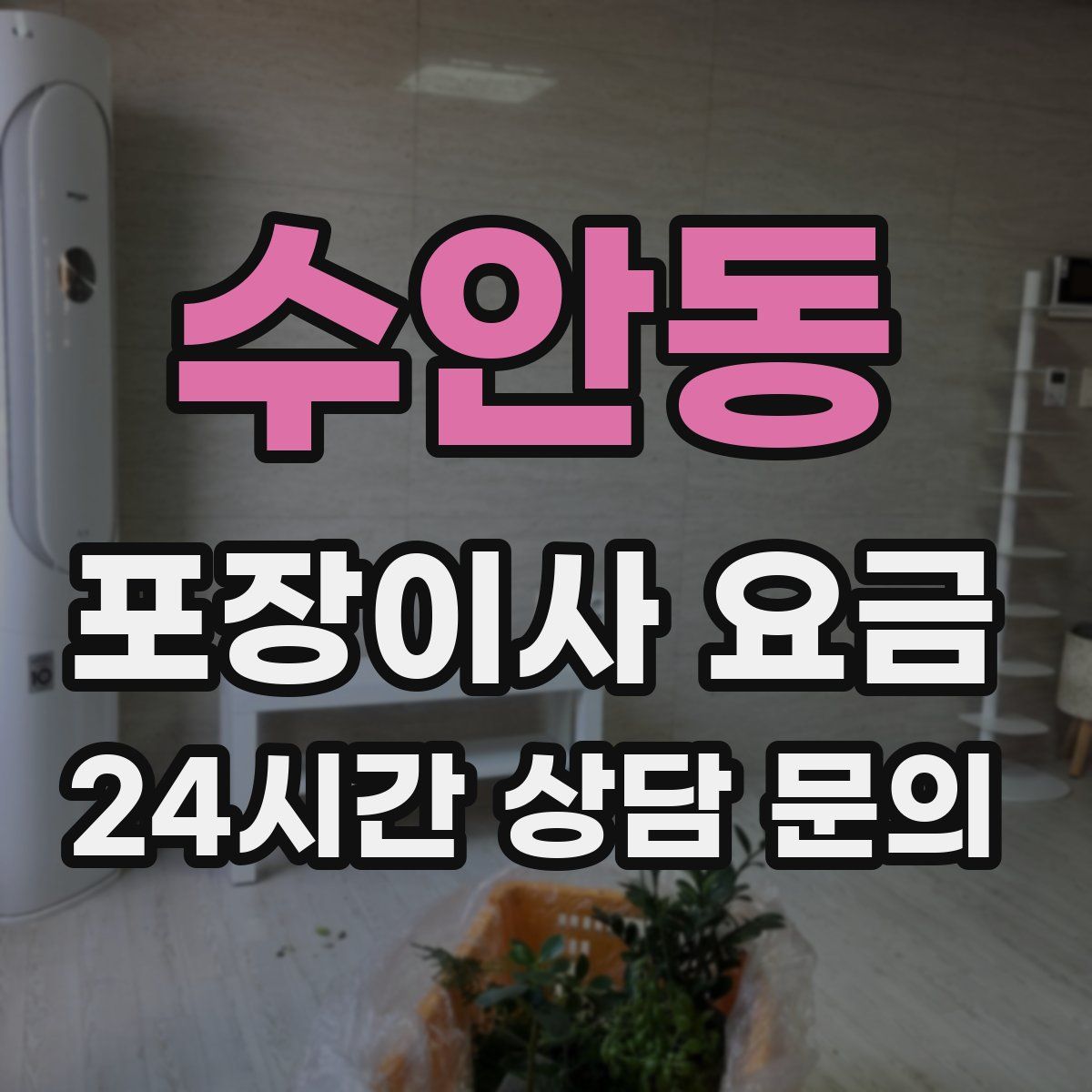 수안동 포장이사 요금