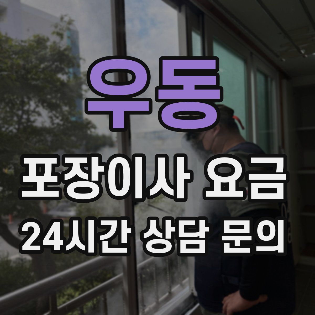 우동 포장이사 요금
