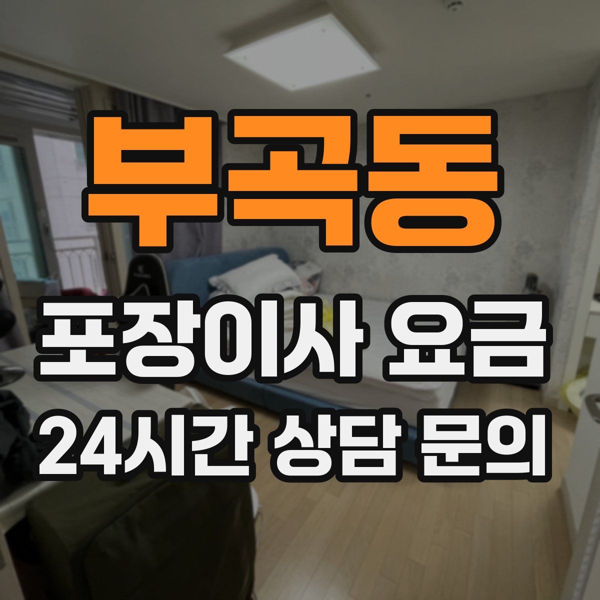 부곡동 포장이사 요금