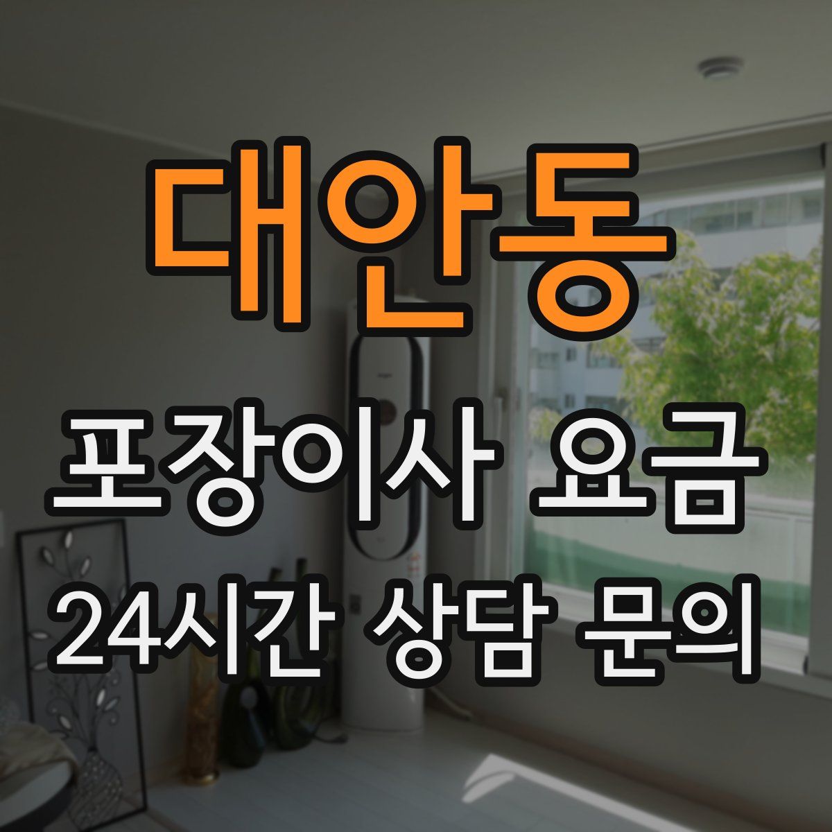 대안동 포장이사 요금