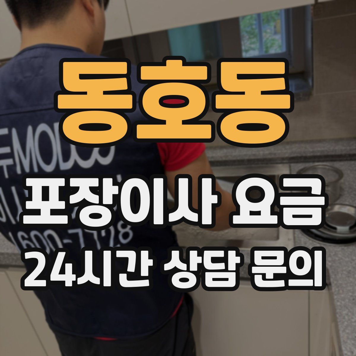동호동 포장이사 요금