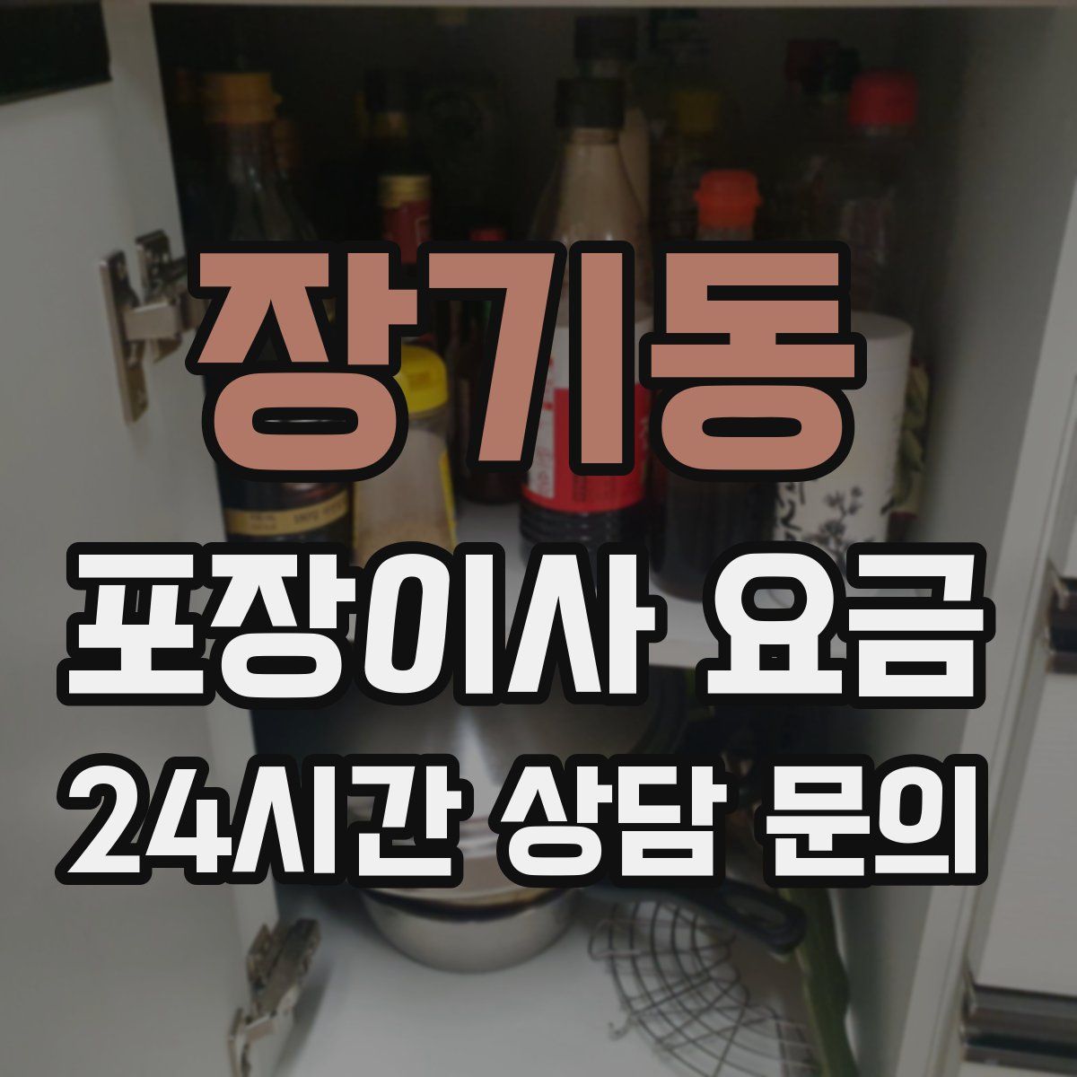 장기동 포장이사 요금