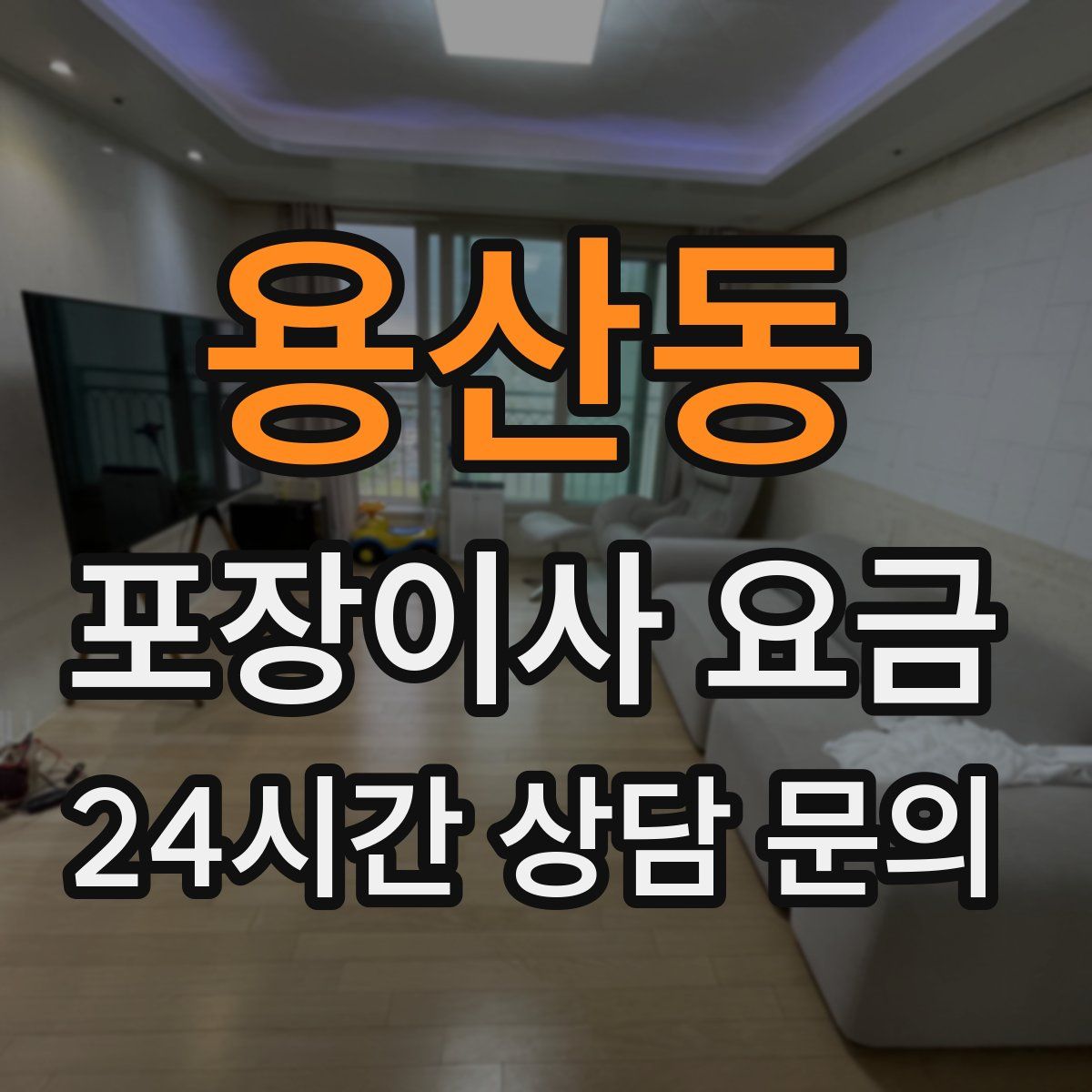 용산동 포장이사 요금
