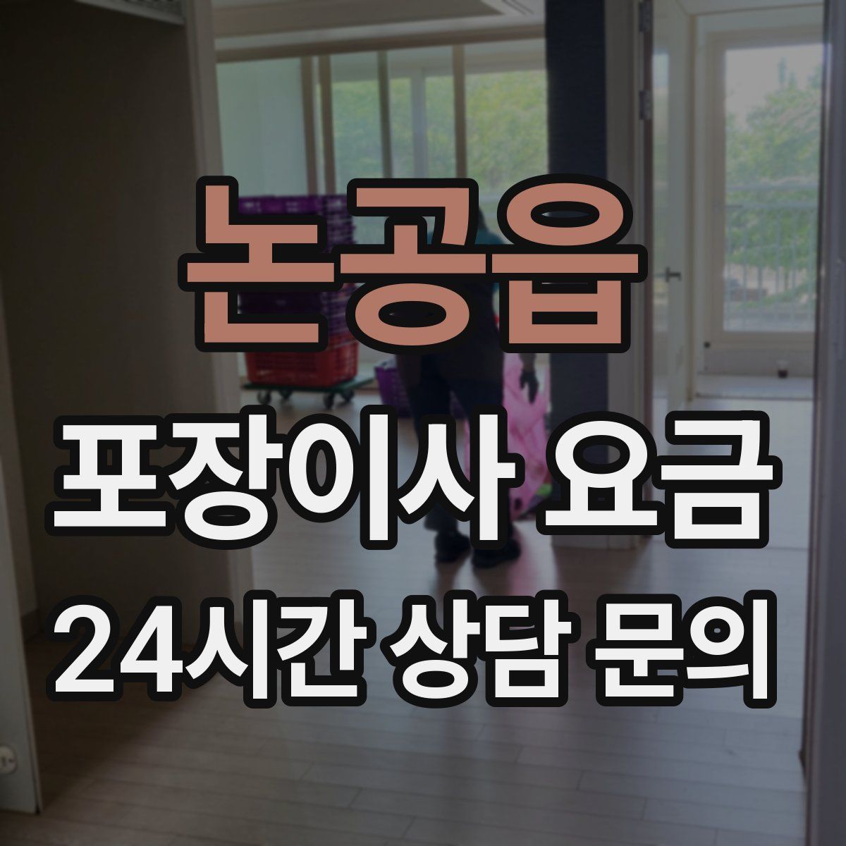 논공읍 포장이사 요금