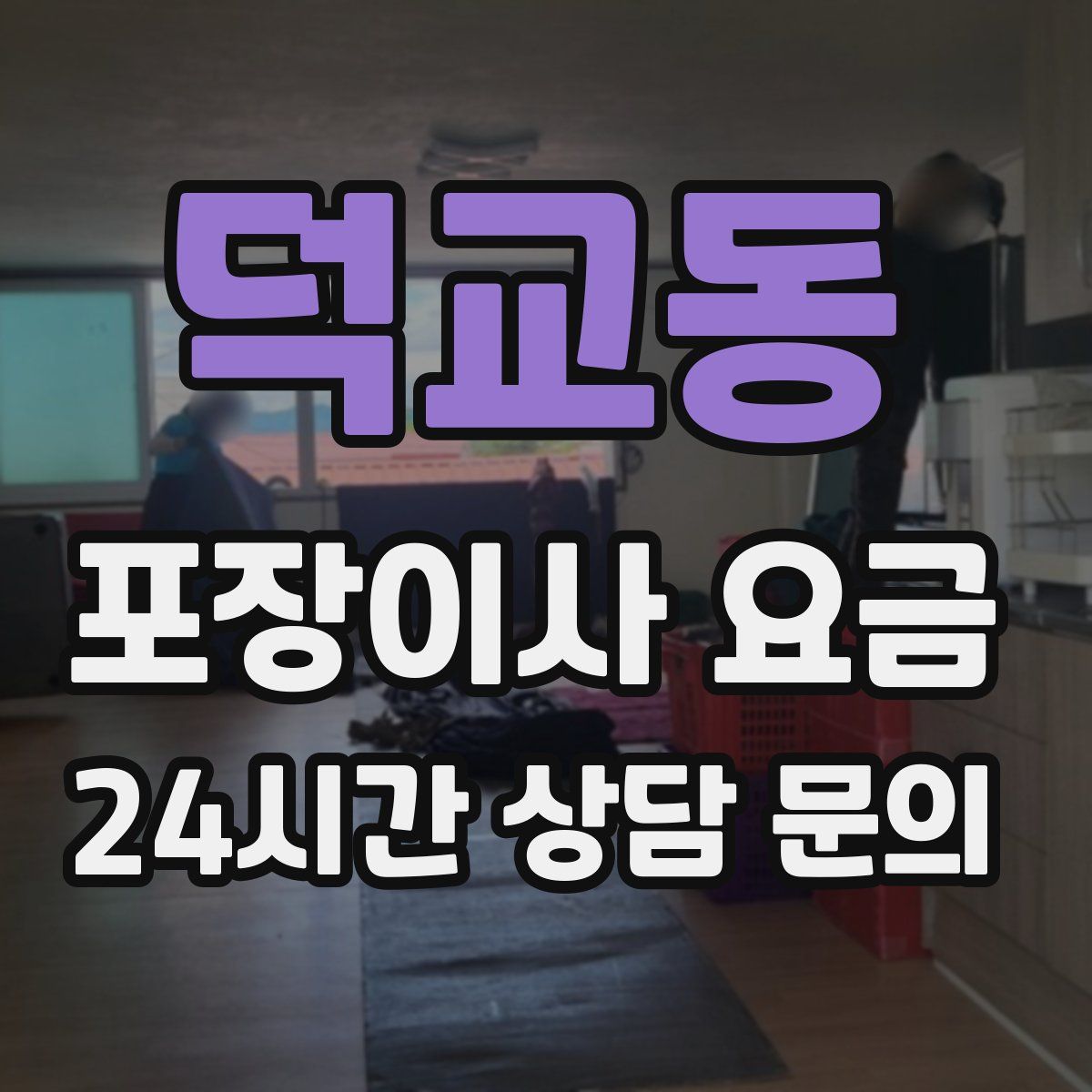덕교동 포장이사 요금