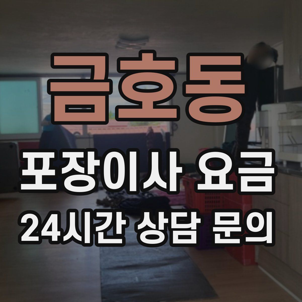 금호동 포장이사 요금