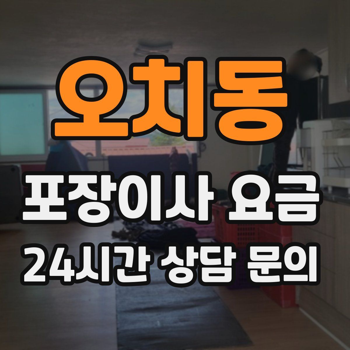 오치동 포장이사 요금