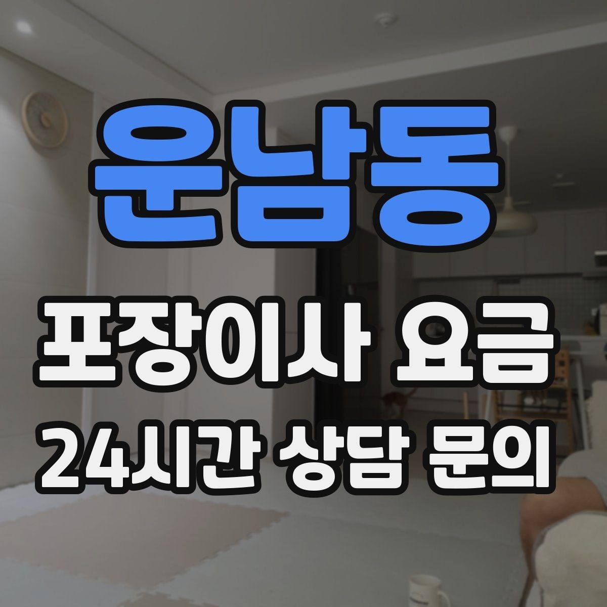 운남동 포장이사 요금 자재·완충재가 충분해야 하는 이유