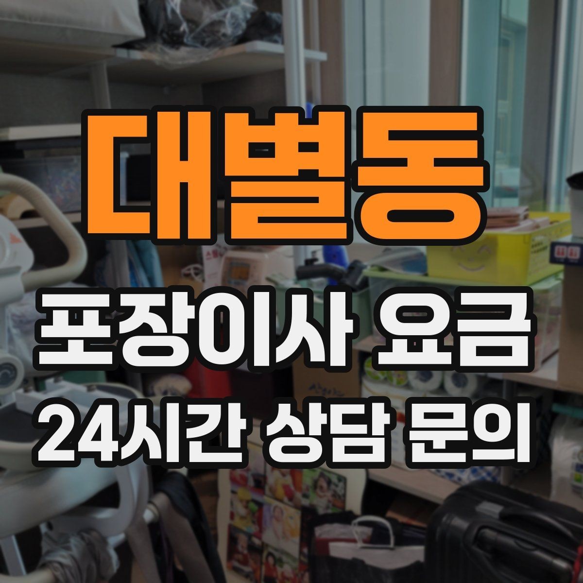 대별동 포장이사 요금 책장 많은 집은 왜 작업 시간이 길어질까