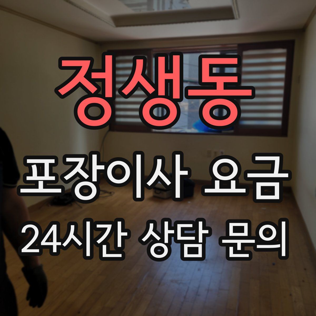 정생동 포장이사 요금