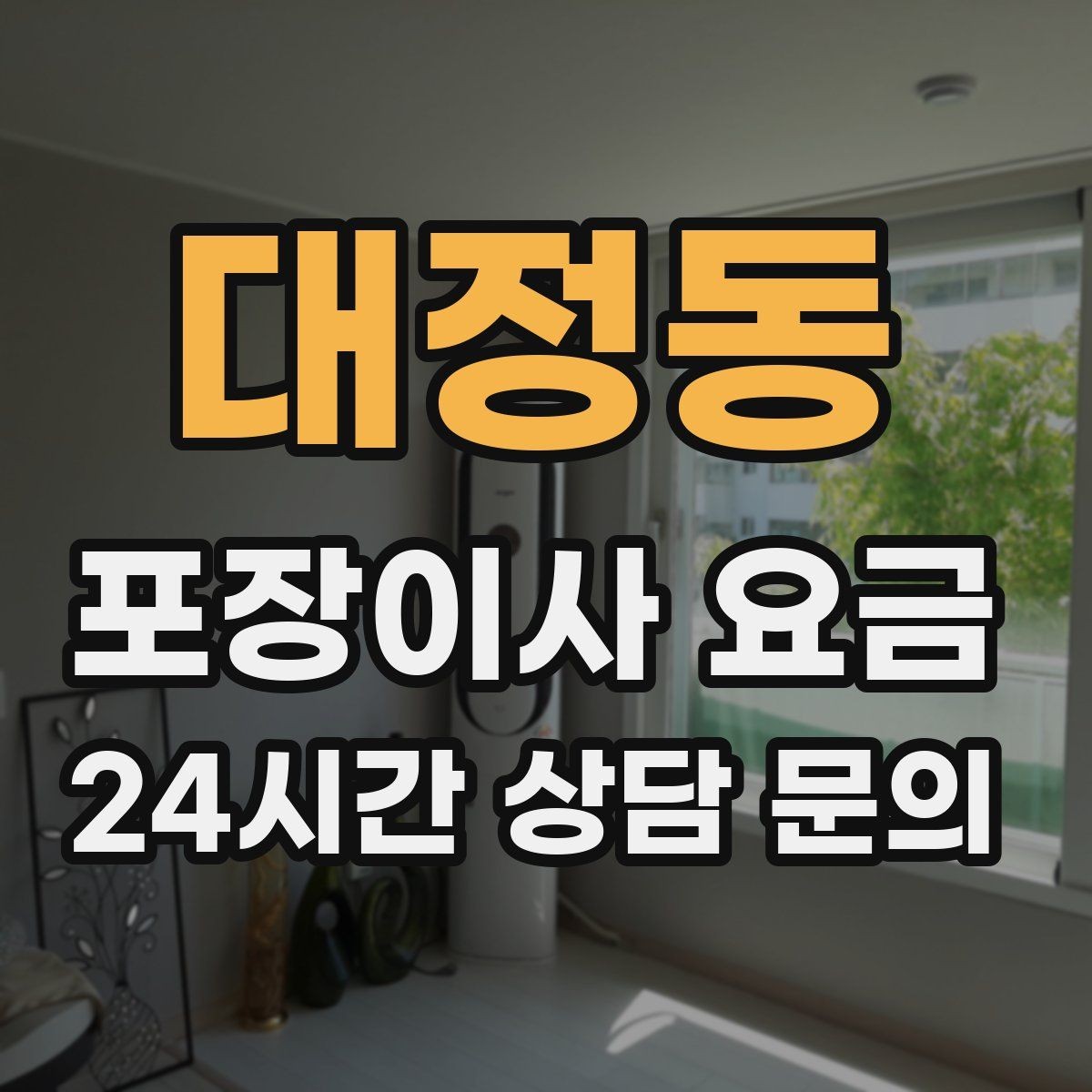 대정동 포장이사 요금 계절옷 압축팩이 유리한 경우