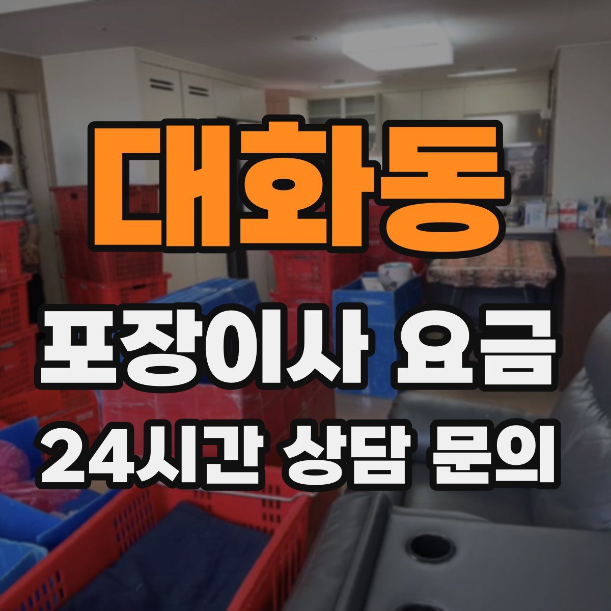 대화동 포장이사 요금