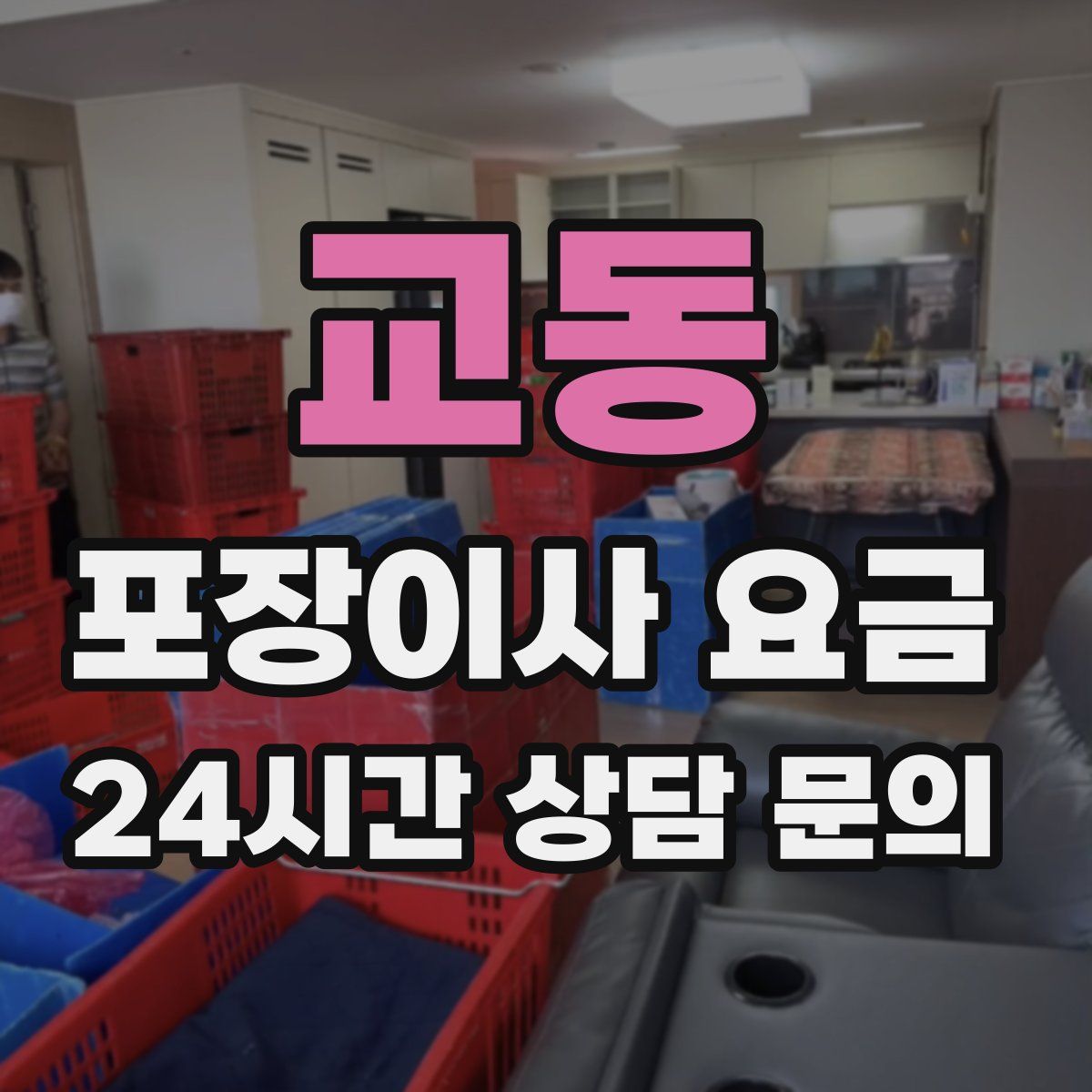교동 포장이사 요금