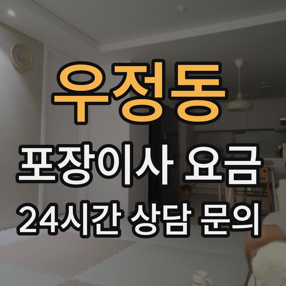 우정동 포장이사 요금 책·그릇을 줄이면 체감이 큰 이유