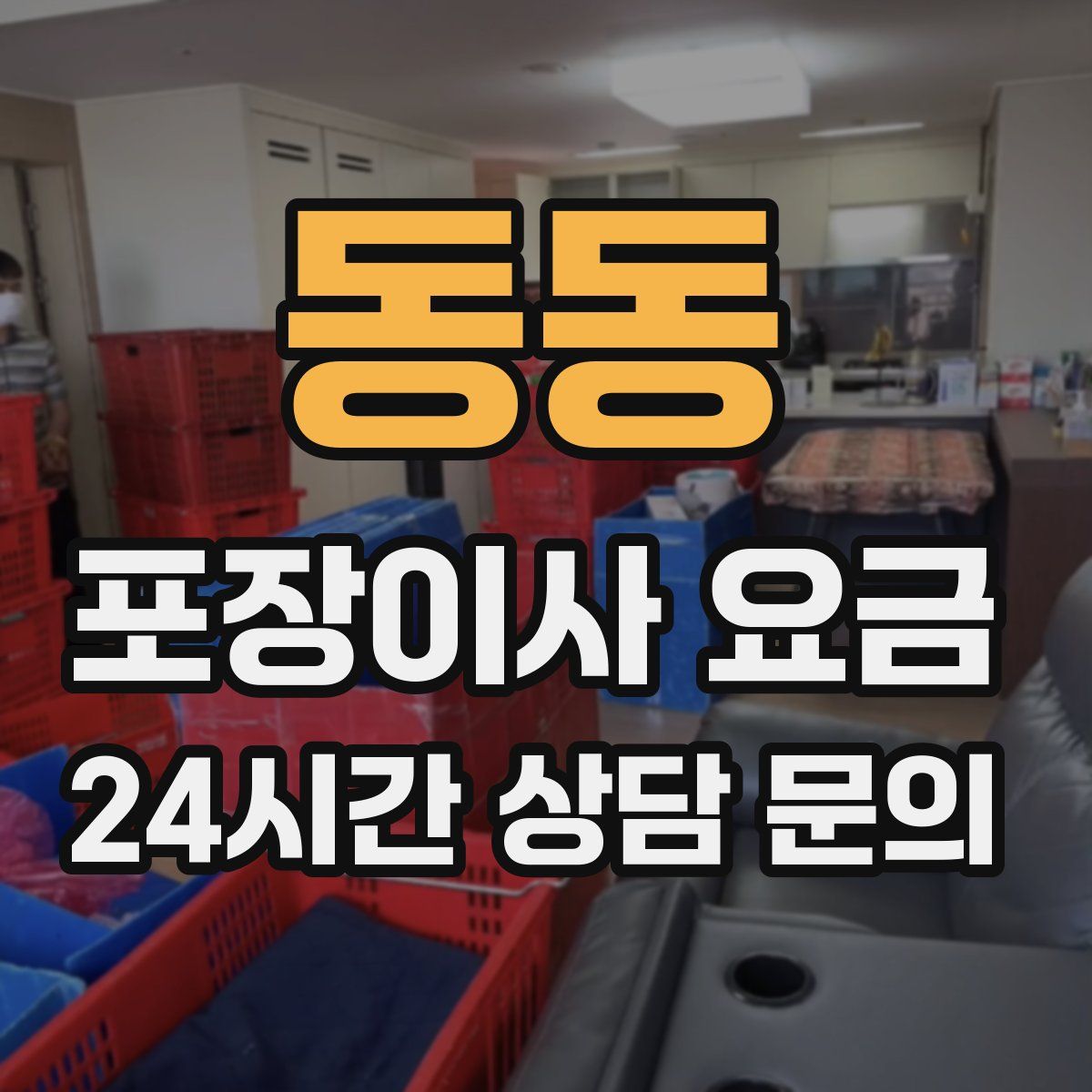 동동 포장이사 요금